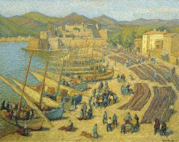Bateaux de pêche à Collioure