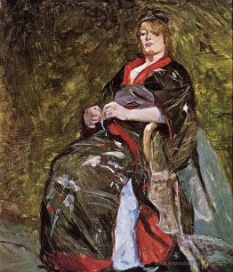 Lili grenier dans un kimono