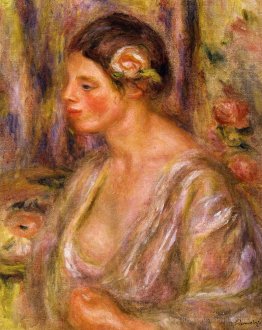 Madeline portant une rose