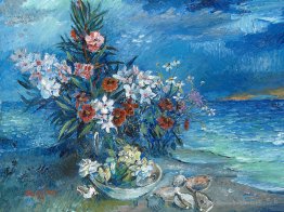 Fleurs au bord de la mer