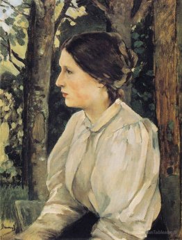 Portrait de Tatyana Vasnetsova, la fille de l'artiste