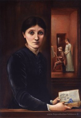 Georgiana Burne Jones, leurs enfants Margaret et Philip en arriè