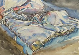 Art aquarelle de mon lit d'hôpital, NR. 23