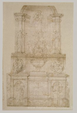 Conception pour Julius II Tombe (première version)
