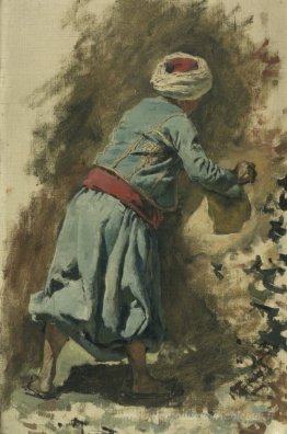 Étude d'une lande en bleu