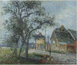 Route Louvier en hiver