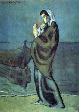 Mère et enfant sur la plage