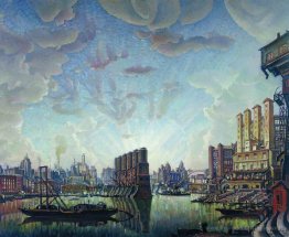 Port de ville imaginaire