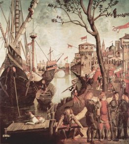 Arrivée de St.ursula pendant le siège de Cologne