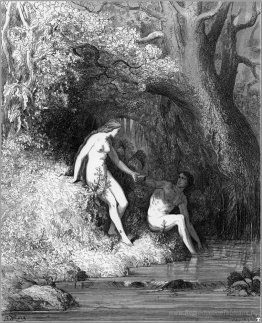 La pulpe salée qu'ils mâchent, et dans l'écorce, toujours pendan