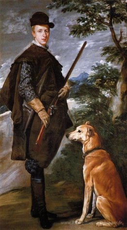 Portrait du cardinal Infante Ferdinand d'Autriche avec des armes