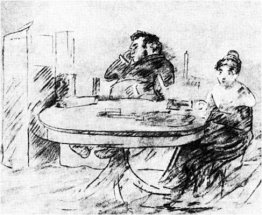 Ivan Krylov et Anna Fuhrman dans le salon