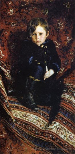 Portrait de Yuriy Repin, le fils de l'artiste