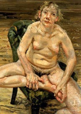 Repose sur la chaise verte