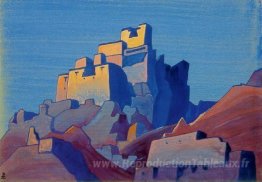 Citadelle Chiktan dans l'Himalaya