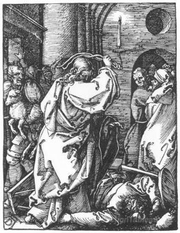 Christ conduisant les marchands du temple