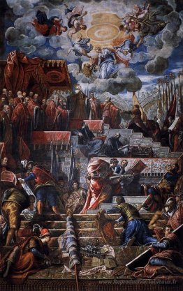 Doge nicolò da ponte recevant une couronne de laurier de Venise