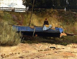 Bateau sur la plage, Queenscliff