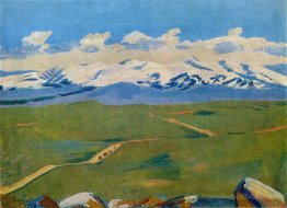 Aragats dans les nuages
