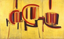 Triptyque jaune