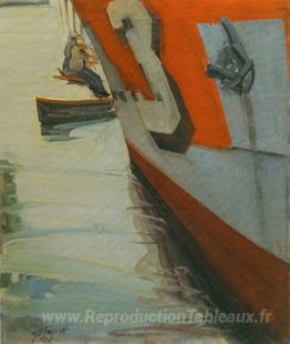 Une pintura do navio