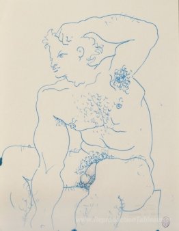 Étude pour une illustration pour le Livre Blanc, édition de Paul