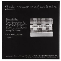 Geste: Manger un oeuf dur à 12h32