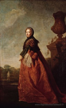 Portrait d'Augusta de Saxe Gotha, princesse de Galles