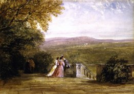 Une terrasse, avec des chiffres, Haddon Hall
