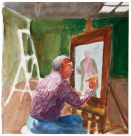 Peinture autoportrait
