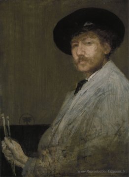 Arrangement en gris: portrait du peintre