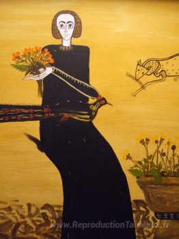 La fille de fleur noire