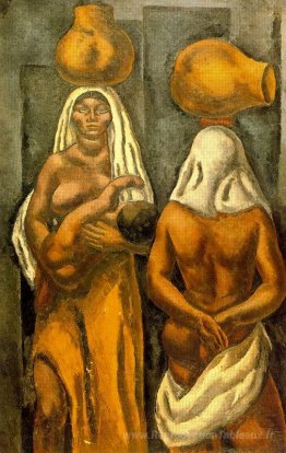 Composition (mulâtres avec pichets)