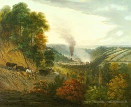 Vue matinale de Coalbrookdale, Shropshire