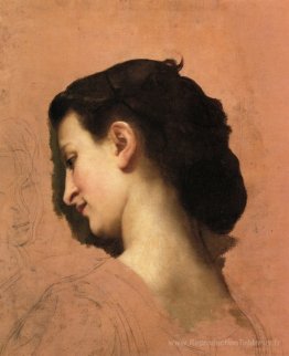Étude de la tête d'une jeune fille