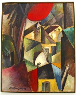 Paysage avec moulin