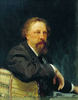 Portrait de l'écrivain Aleksey Konstantinovich Tolstoy