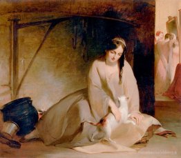Cendrillon au feu de la cuisine