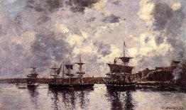 Camaret, trois maîtres ancrés dans le port