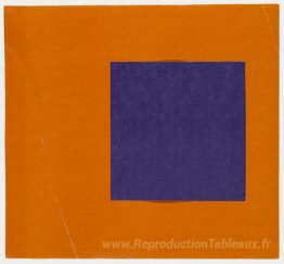 Violet et orange de la couleur de la ligne de la série