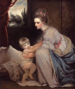 Mme William Beresford et son fils John, plus tard Lord Decies