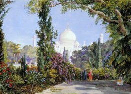 Le Taj Mahal à Agra, nord-ouest de l'Inde