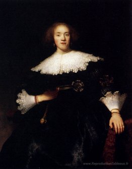 Portrait d'une jeune femme avec un fan