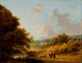 Paysage avec une famille gitane