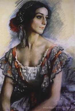 Portrait d'Ivanov dans un costume Espagnol
