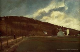 Banques de la rivière Marne en hiver