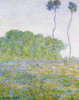 Printemps. Prairie à Giverny