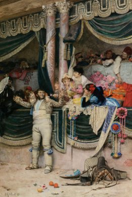 Les taureaux adorables à la foule