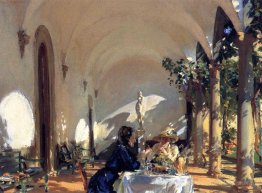 Petit déjeuner dans la loggia