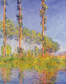 Trois arbres, effet automne